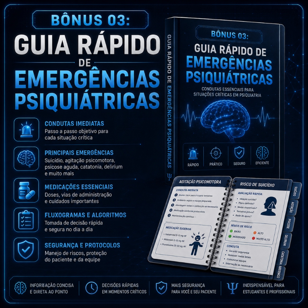 Bônus 03 - Guia Rápido de Emergências Psiquiátricas