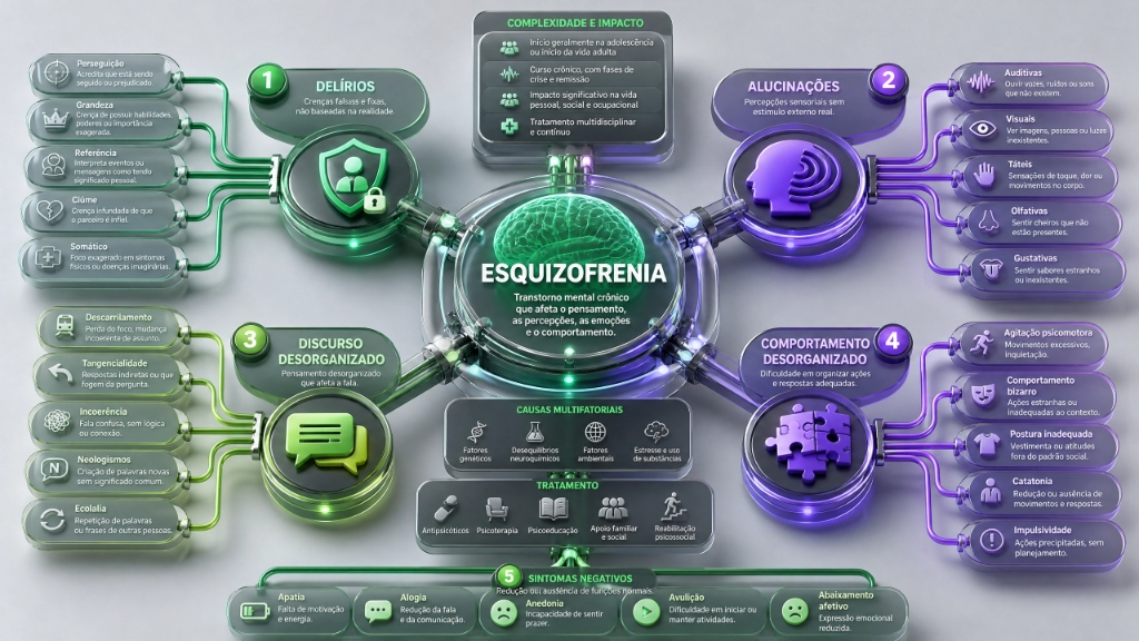 Mapa Mental Esquizofrenia