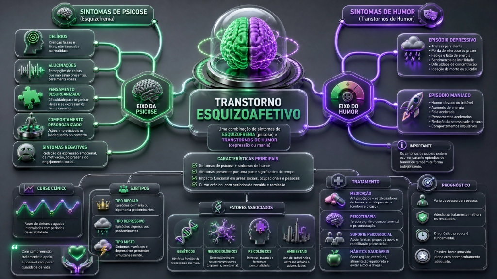 Mapa Mental Transtorno Esquizoafetivo