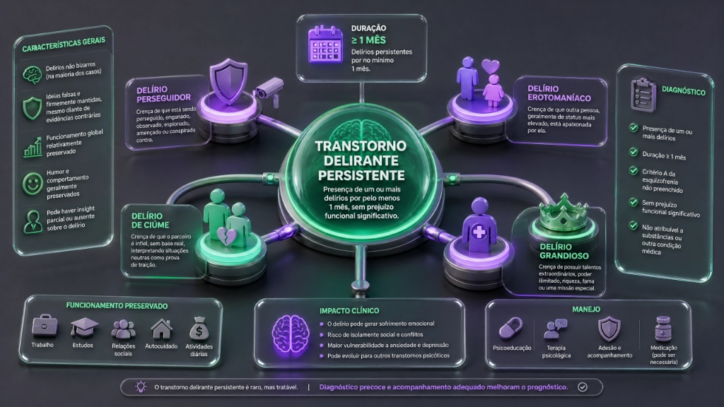 Mapa Mental Transtorno Delirante Persistente