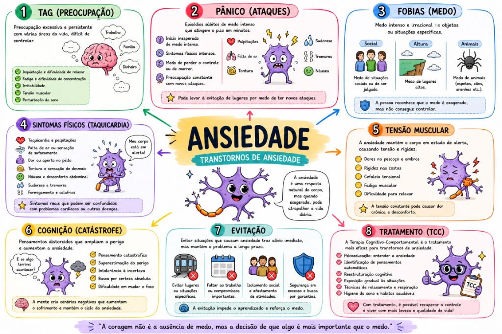 Mapa Mental Ansiedade