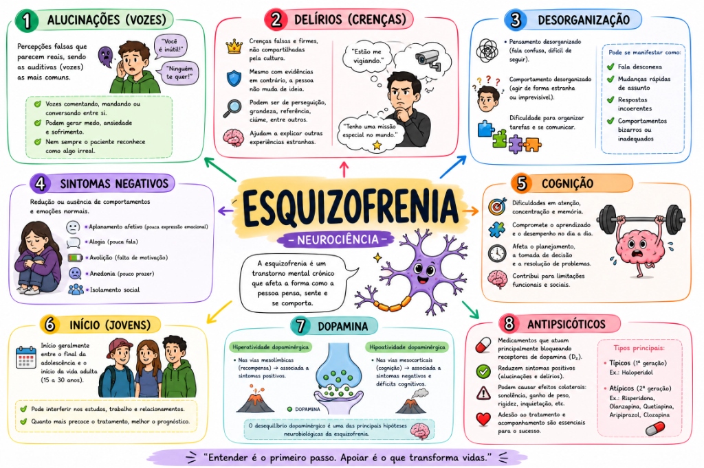Mapa Mental Esquizofrenia