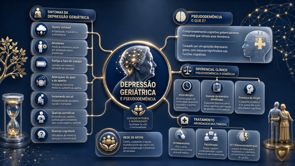 Mapa Mental Depressão Geriátrica